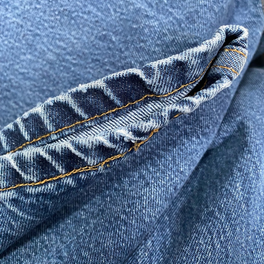 Levis 560 Denim Mom Jeans High Rise Red Tab Size 16 S Vintage Y2K - Inseam 30.5" - Picture 8 of 8